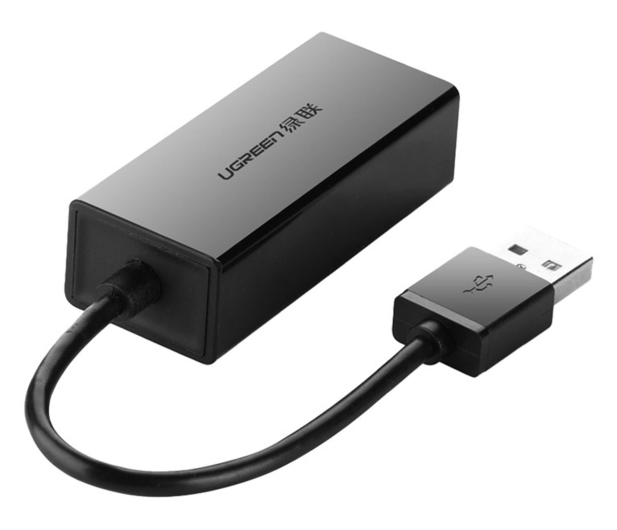 UGREEN Adapter Ethernet CR110 USB-C do RJ45 100Mbs czarny - 1488902 - zdjęcie 2